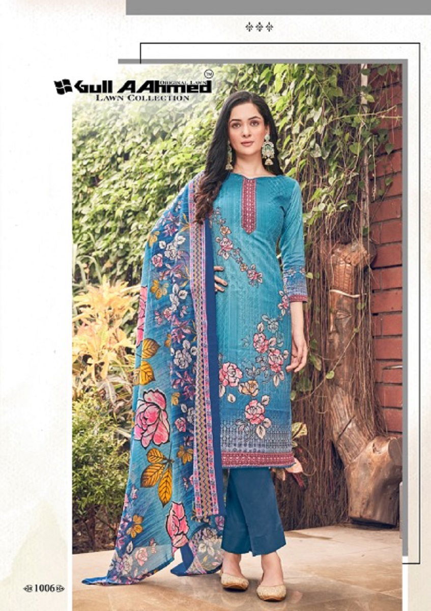 Gull Aahmed Noor Vol 1 Karachi Cotton Dress Material Catalog
